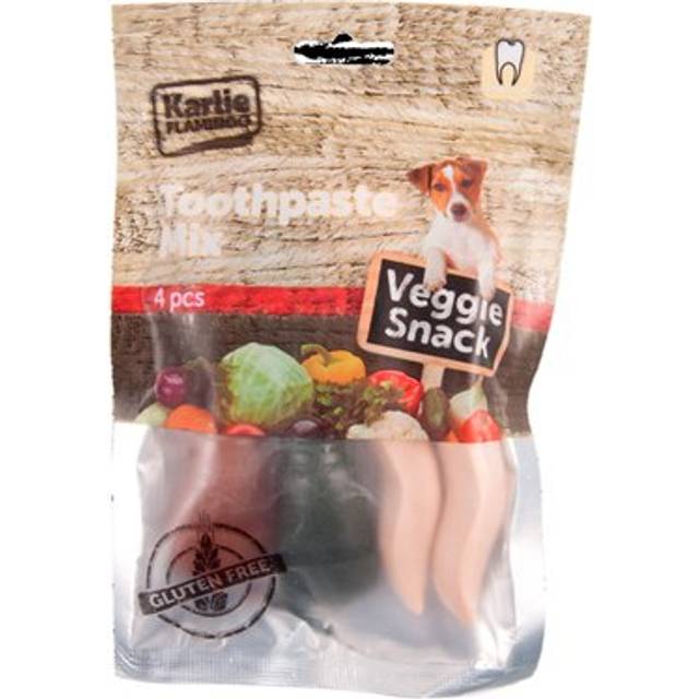 Karlie Flamingo Veggie Snack Hundgodis - Tandkräm 4 stycken