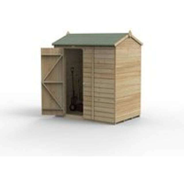 Beckwood 6x4 Reverse Apex Shed - 0 / Without Base / Installation Included