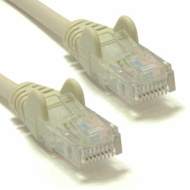 kenable Grey Network Ethernet RJ45 Cat5E CCA UTP PATCH 26AWG Cable Lead 50m
