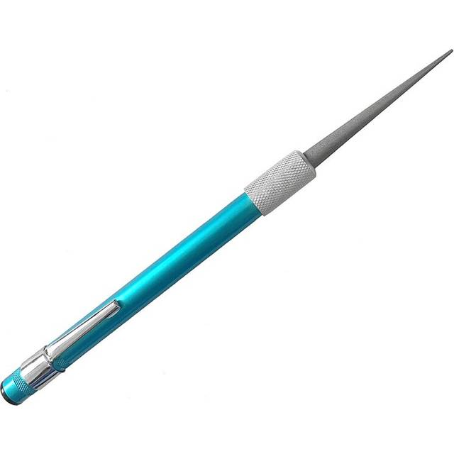 (a-blue S) Knife Sharpening Rod Retractable Diamond Kitchen Sharpen Stone Multi-purpose Sharpening Tool Grindstone Fishing Hook Sharpener