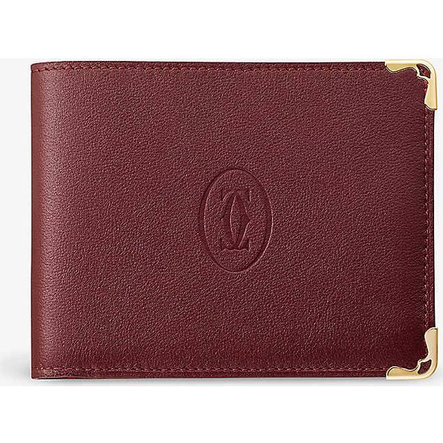 Leather Must de Cartier Bifold Wallet - Red - One size