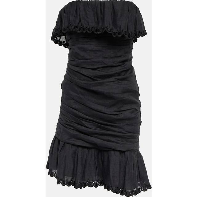 Isabel Marant Women's Oxani Off-The-Shoulder Dress in Black | Size 40 | 23PRO0086FAA1J38I Color 01BK (40)