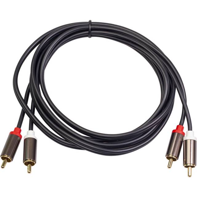 TV Amplifier Speaker Cable Cord 2 RCA to 2 RCA Small 1m 2m 3m Male to Male Audio Household Music Audio Decoration