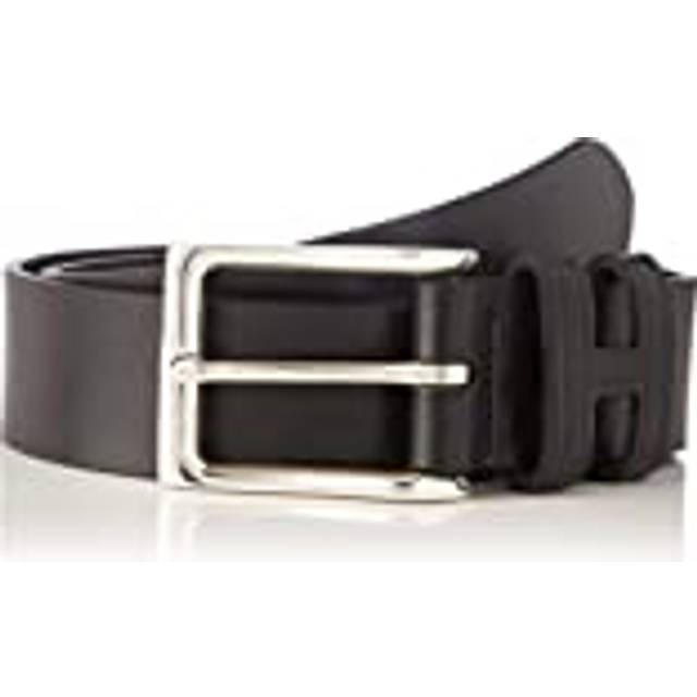 Hackett London Leather Monogram Belt
