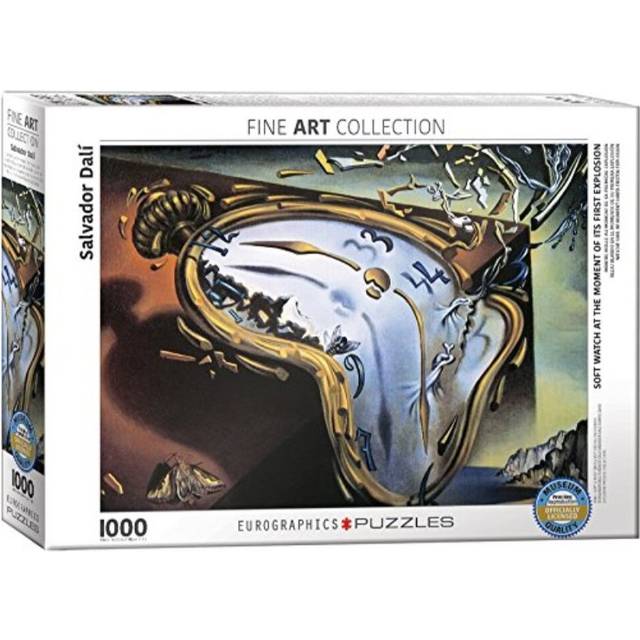 EuroGraphics Soft Watch At Moment of First Explosion (Melting Clock) by Salvador Dali 1000 Piece Puzzle