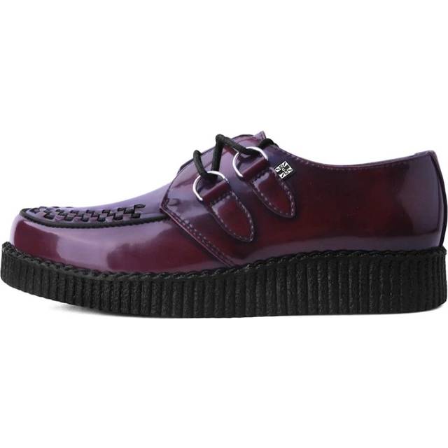 T.U.K. TUK Snørresko Viva Low Creeper Burgundy Bordeaux