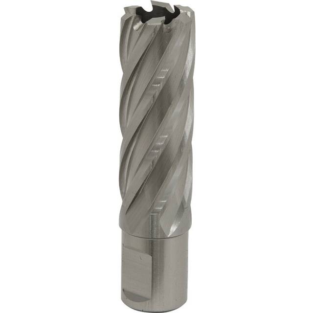 21mm x 50mm Depth Rotabor Cutter - M2 Steel Annular Metal Core Drill 19mm Shank