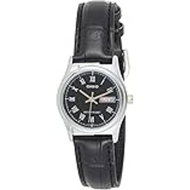 CaSio Ltp V006l 1budf  Ltp V006l 1b  Analog Sat Student Women S Leather Watch LTP-V006L-1BUDF