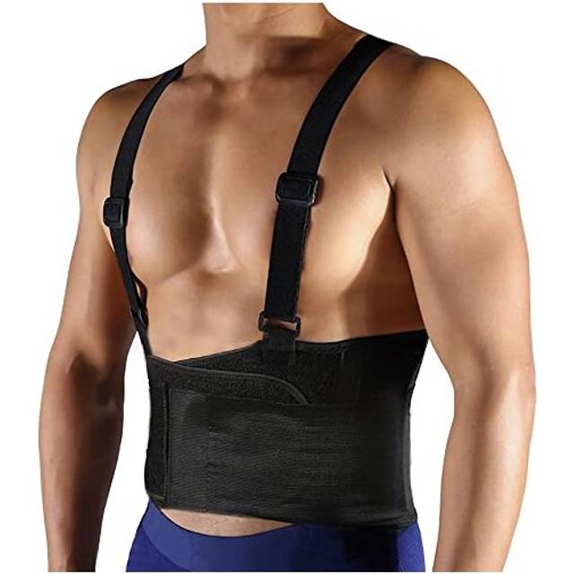 Working Lumbar Lower Back Brace Support Belt with Adjustable Straps Back Pain Relief Injury Recovery Heavy Lifting Support Personal Daily Care