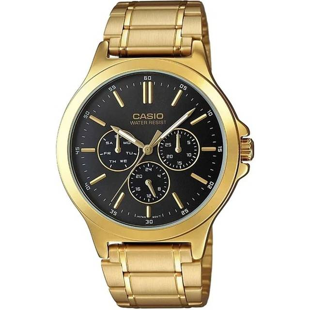 Casio Mtp-v300g-1a Gold-tone Stainless Steel Bracelet Men's Dress Watch