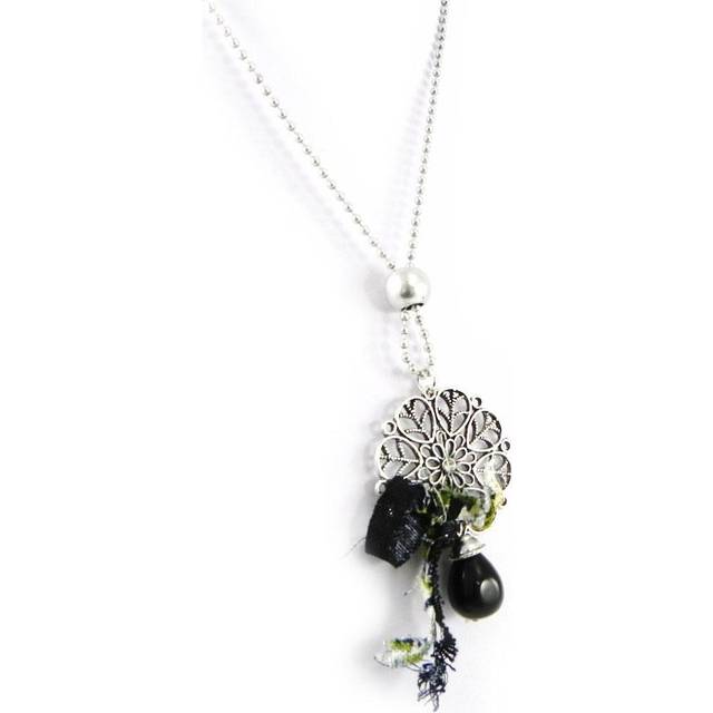 Les Trésors De Lily [H3025] - Designer Necklace 'Liberty' black