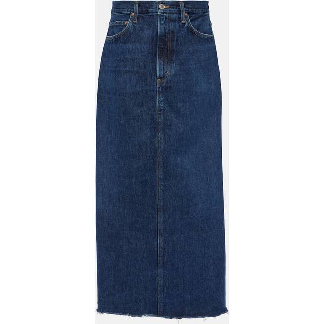 Agolde Hilla denim maxi skirt - blue (XXS-XS)