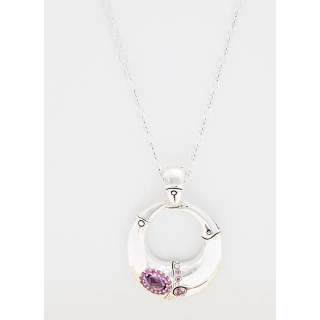 John Hardy Silver Gemstone 36In Necklace
