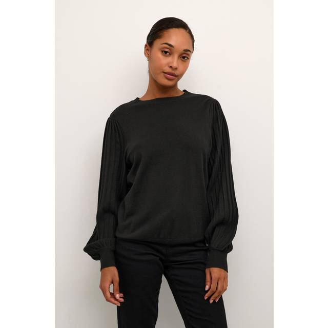Women's knitted sweater KAFFE Lone - Noir