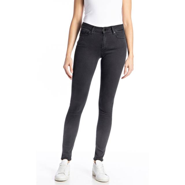 replay dam luzien jeans, 097 Mörk grå, 30W / 32L