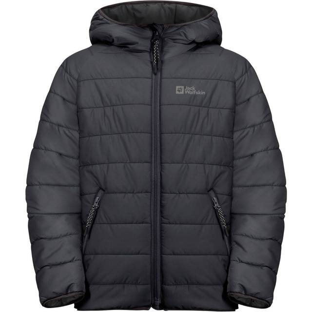 Jack Wolfskin Children's Zenon Insulated Jacket - Black, Black, Size 10-12 Years - 10-12 YEARS