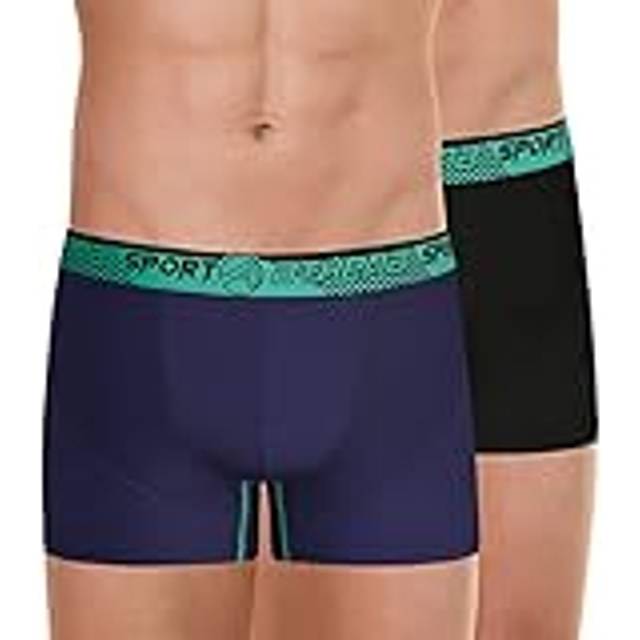 Pack of 2 Running Hipsters - Black + Navy - L