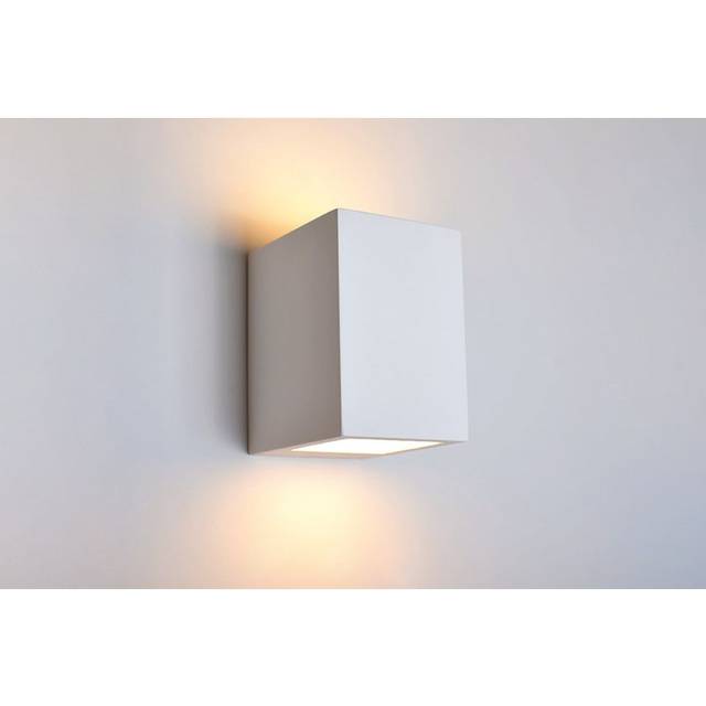 Integral Paintable Gypsum Arta Wall Light