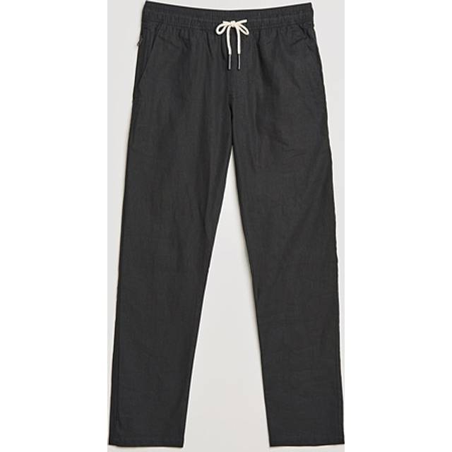 OAS Linen Long Pants Black