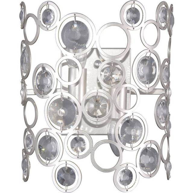 Italux - Nardo - Modern Wall Lamp Champagne Silver 2 Light , E14