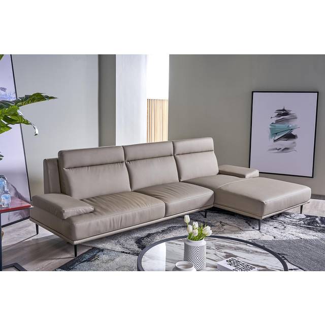 Italy settee sofa leather corner couch seat landscape l shape luxury living