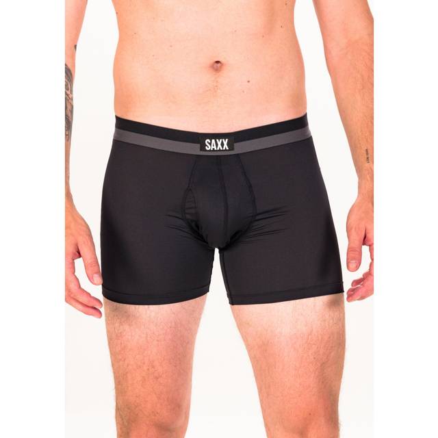 Saxx Sport Mesh Boxer Brief Fly - Black