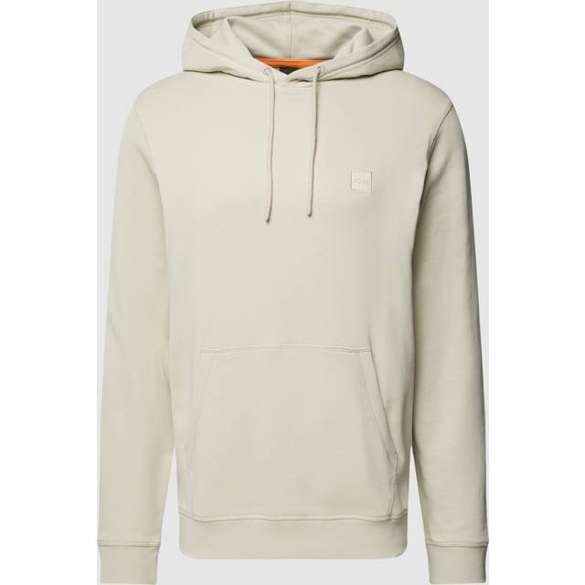Beige Cotton Men Sweater - XL