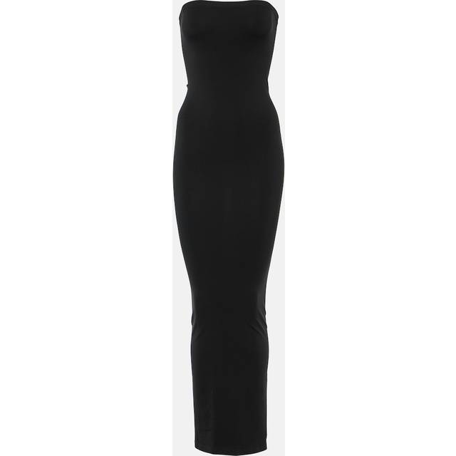 Wolford Fatal strapless jersey maxi dress black