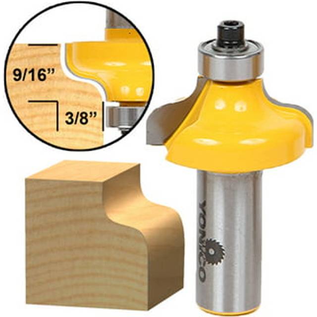 YONICO Ogee Router Bits Edge Forming 3/16-Inch Radius 1/2-Inch Shank 13146