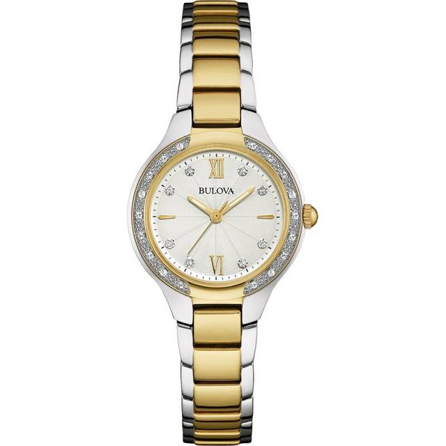 Bulova Watch Diamond Ladies - White