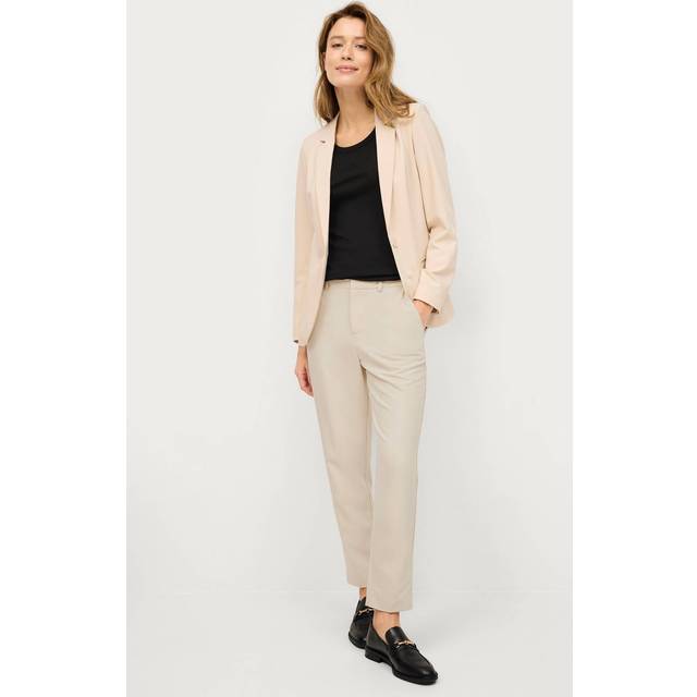 Ellos Collection - Millie slacks med stretch - Beige