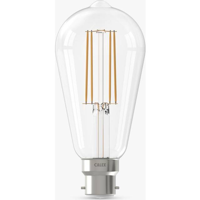 Calex 3.5W BC LED Dimmable ST64 Bulb, Clear