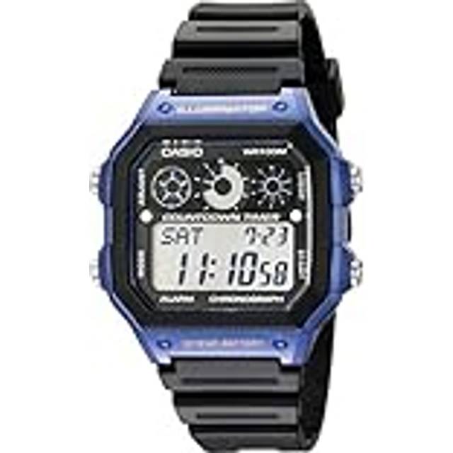[Casio] CASIO standard digital watch AE-1300WH-2AV men's metallic blue overseas model [product]