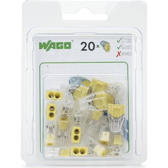 Wago 2773 2 Way Compact PushWire Connectors 0.5 to 4mm 32A (25 Pack)