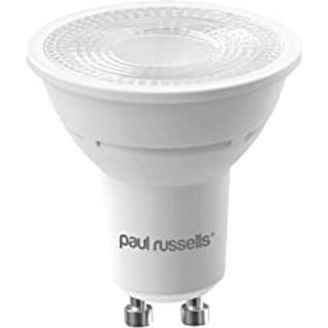 paul russells LED GU10 ? Dimmable Fittings Spot Light Bulbs, 4.5W 345Lumens LED Bulbs, 50w Equivalent, 2700K Warm White, 38? Degree Dimmer Energy