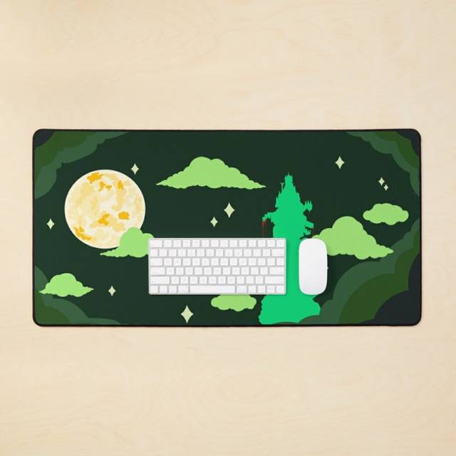 Desk Mat Copy of Tartarus (original palette-no glow) Large Gaming Mouse Pad 35x16 inch