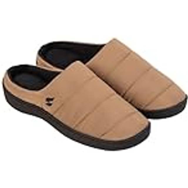 Cosy Winter Slip On Slippers - Green - XL