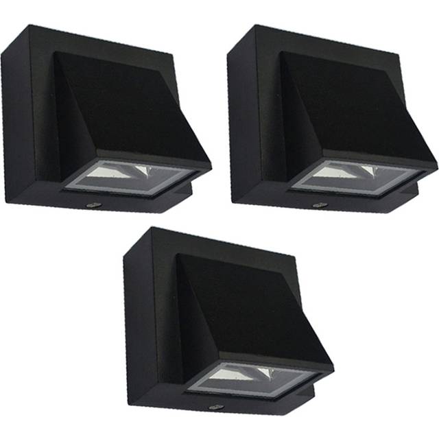 3X 5W Modern LED Wall Light Outdoor Waterproof Lamp Perfect for Corridor Courtyard Gate Terrace Balcony Garden