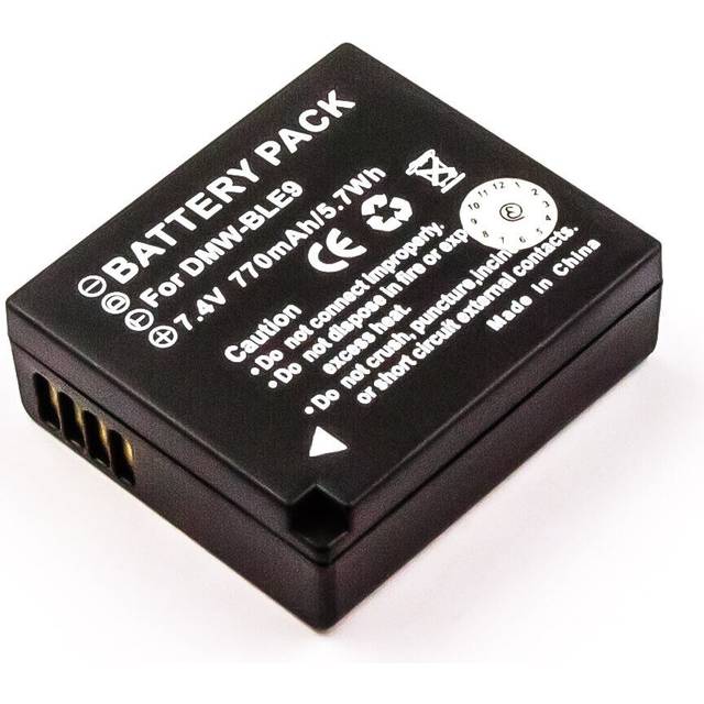 Battery for panasonic replaces dmw-ble9gk / dmw-ble9e / dmw-ble9 / dmw-ble9pp