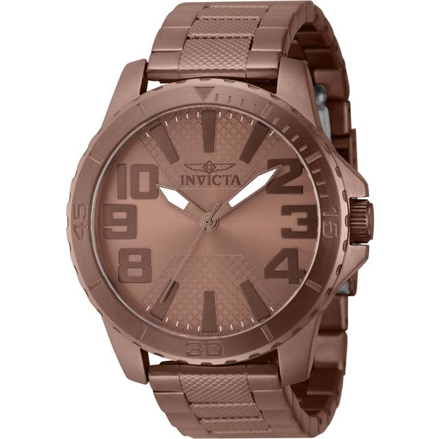 Invicta 46303 Speedway Quartz 3 Hand Brown Dial Men Watch
