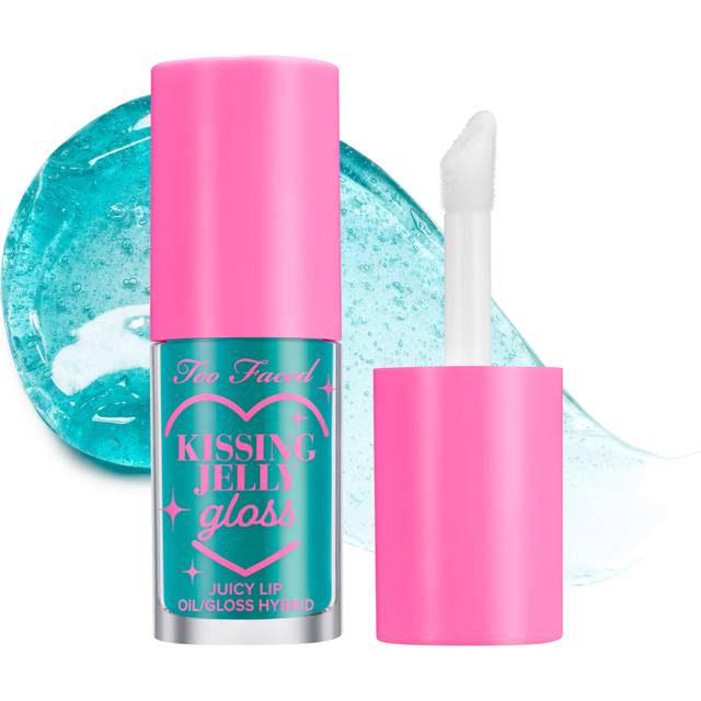 Too Faced Kissing Jelly Lip Oil Gloss - Blå