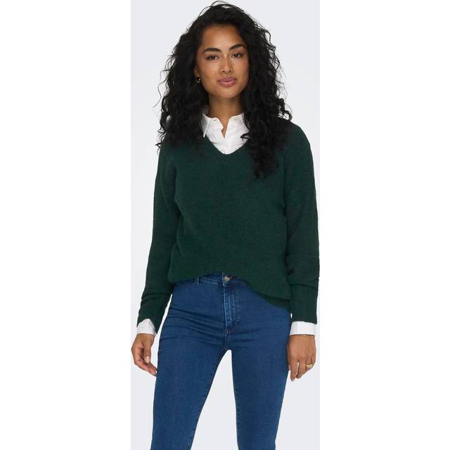 Women's v-neck sweater Only Camilla - Vert