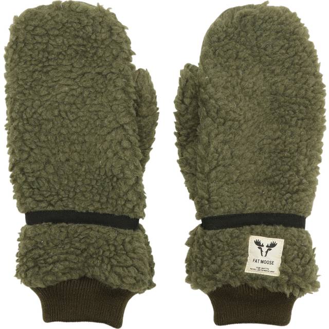 Fat Moose Villy Teddy Gloves Grön