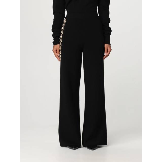 Rabanne, Byxor, Dam, L, Modernt, kortbyxor med raka ben - black (L)