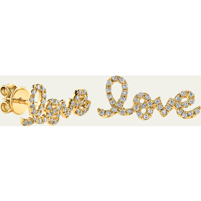 Sydney Evan - Love 14-karat Gold Diamond Single Earring - One size