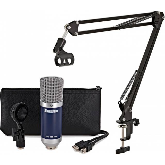 SZC-300 USB Kondensatormikrofon med Mikrofonarm