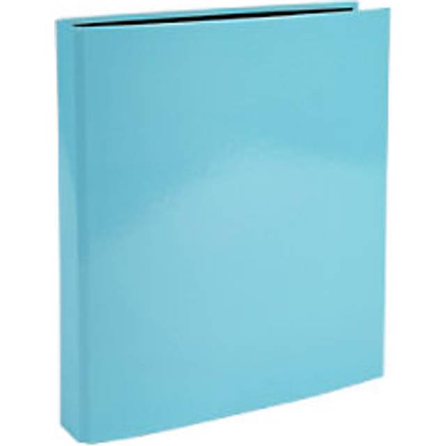 Exacompta Aquarel Ring Binder 25mm 4 Ring Blue - Pack of 10, Blue