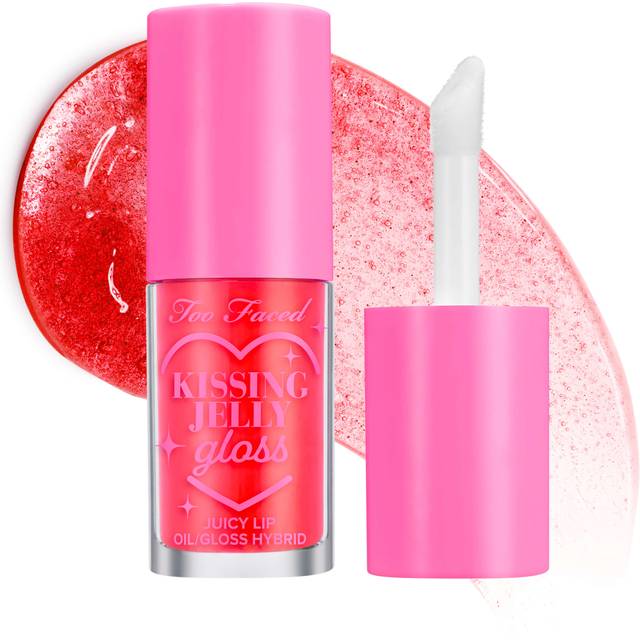 Too Faced Kissing Jelly Lip Oil Gloss - Pink