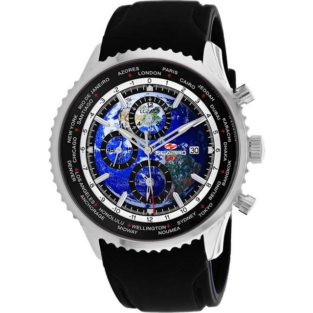 Seapro Meridian World Timer GMT Men's Watch