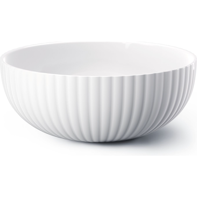 Georg Jensen - Bernadotte Salad Bowl - Skål för servering - White - Porcelain - W26 x D0 x H10 cm